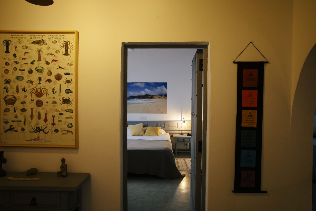 BEDROOM 1, VIEW FROM THE ENTRY